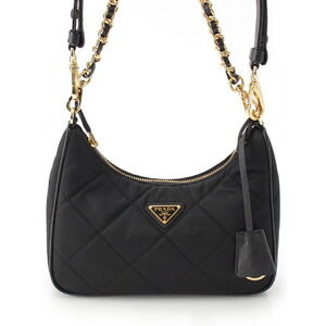 Prada Re Edition Re Shoulder Bag Chain Strap Black